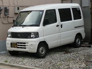 軽バン車の画像です。 軽バン車