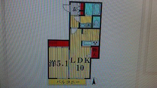 建物(お部屋)の間取り図の画像です。 建物(お部屋)の間取り図
