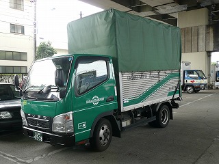 2t幌ショートボディー車の画像です。 2t幌ショートボディー車